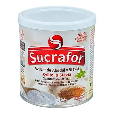 (azúcar de abedul y stevia) 300 g, Sucrafor