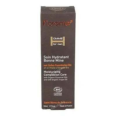 Crema hidratante buena cara hombre 50 ml, Florame
