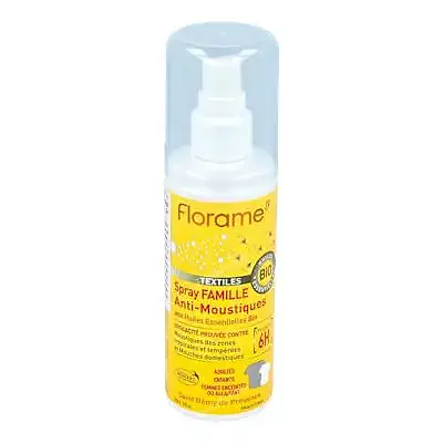 Spray antimosquitos y moscas para tejidos 90 ml, Florame