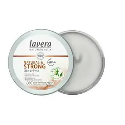 Desodorante crema 48H + strong & natural, Lavera