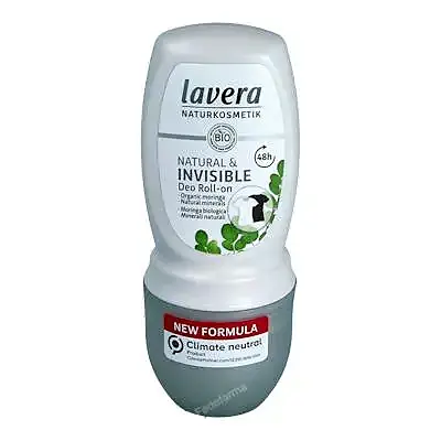 Desodorante roll-on 48h invisible & natural, Lavera