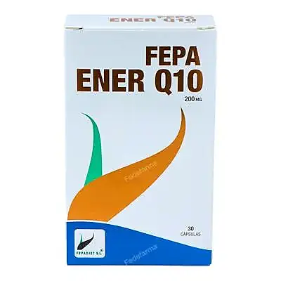 Ener q10 200 mg fepadiet 30 cápsulas, Fepa