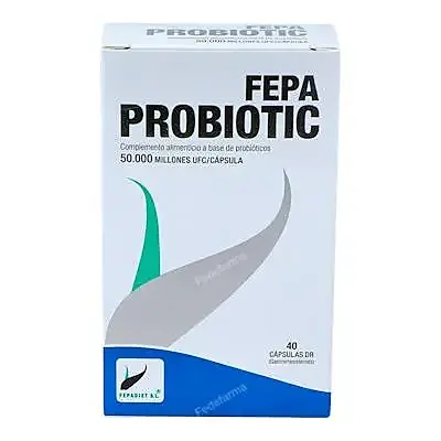 Probiotic fepadiet 40 cápsulas, Fepa