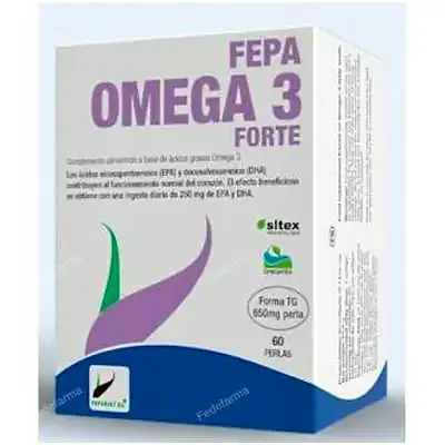 Omega 3 forte 2415 mg fepadiet 60 perlas, Fepa