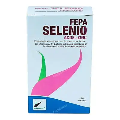 Selenio acde zinc fepadiet 60 cápsulas, Fepa