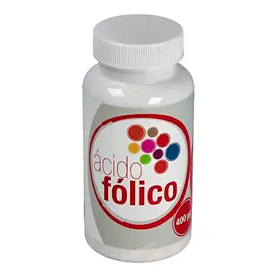 Ácido fólico 400ug 60 cápsulas, Plantis