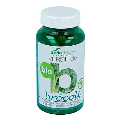 Verde de brocoli 80 cápsulas, Soria Natural