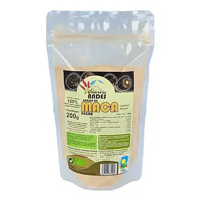 Maca negra superalimentos BIO 200 g, El Oro De Los Andes