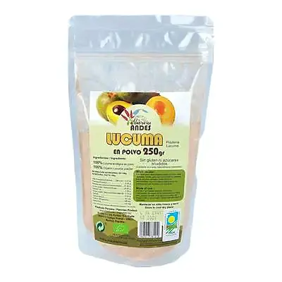 Harina de lucuma superalimentos BIO 250 g, El Oro De Los Andes