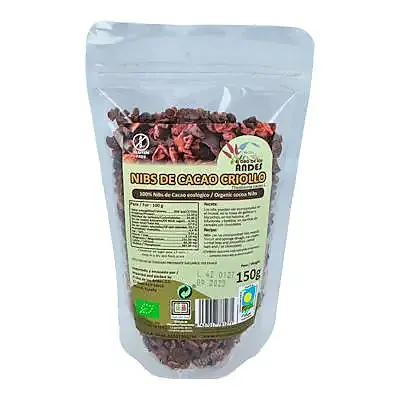 Cacao nibs el oro de los andes 150 g, Oro Los Andes