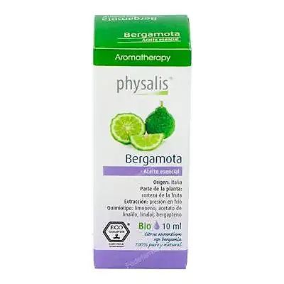 Aceite esencial de bergamota BIO 10 ml, Physalis