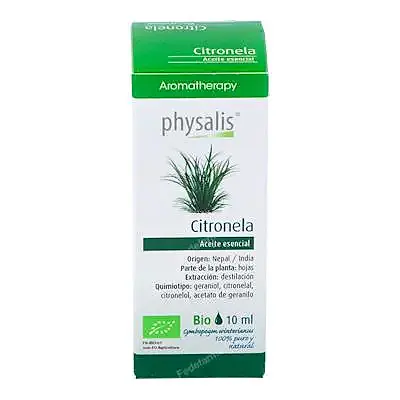 Aceite esencial de citronela BIO 10 ml, Physalis