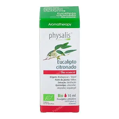 Aceite esencial de eucalipto citronado BIO 10 ml, Physalis