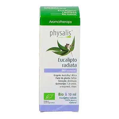 Aceite esencial de eucalipto radiata BIO 10 ml, Physalis
