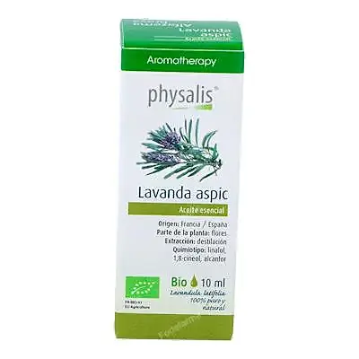 Esencia lavanda (spica) BIO 10 ml, Physalis