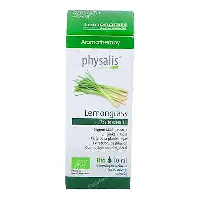 Aceite esencial de lemongras BIO 10 ml, Physalis