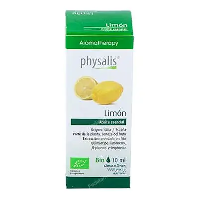 Aceite esencial de limón BIO 10 ml, Physalis
