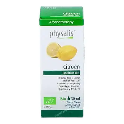 Aceite esencial de limón BIO 30 ml, Physalis