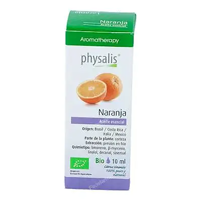 Aceite esencial de naranja BIO 10 ml, Physalis