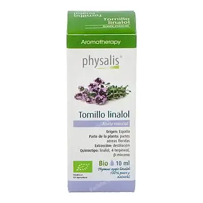 Aceite esencial de tomillo linalol BIO 10 ml, Physalis
