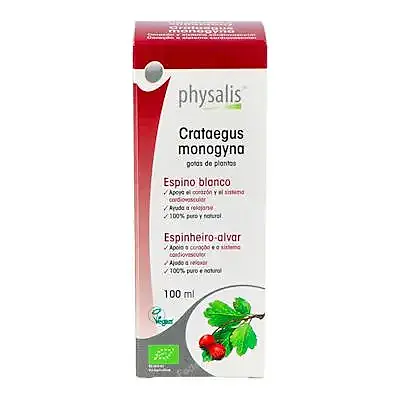 Extracto espino blanco (crataegus) BIO 100 ml, Physalis