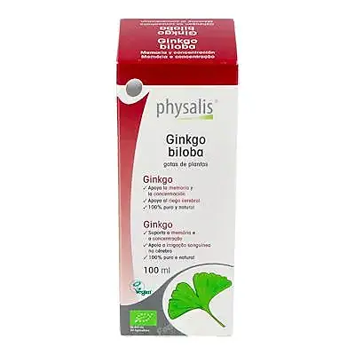 Extracto ginkgo biloba BIO 100 ml, Physalis