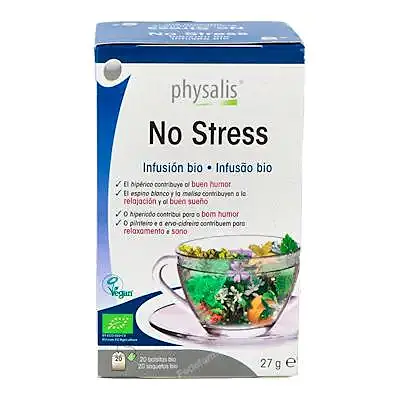 No stress infusión BIO 20 filtros, Physalis