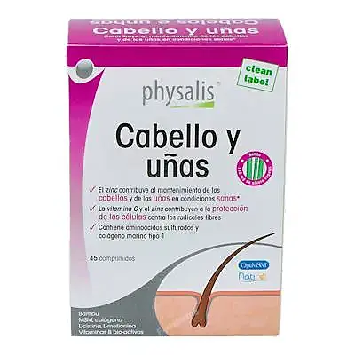 Cabello y uñas 45 comprimidos, Physalis