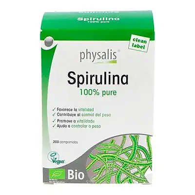Spirulina BIO 200 comprimidos, Physalis