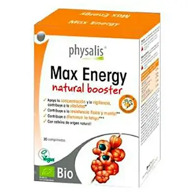 Max energy BIO 30 comprimidos, Physalis