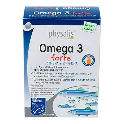 Omega 3 forte 60 cápsulas, Physalis