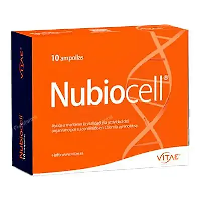Nubiocell (chlorella) puro 10 viales, Vitae