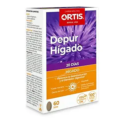 Depur hígado 60 comprimidos, Ortis