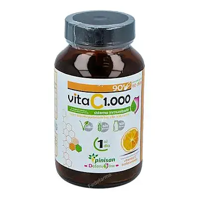 Vitamina C 1000 mg bioflavonoides 90 cápsulas, Pinisan