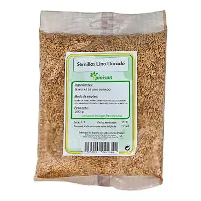 Semillas de lino dorado 250 g, Pinisan