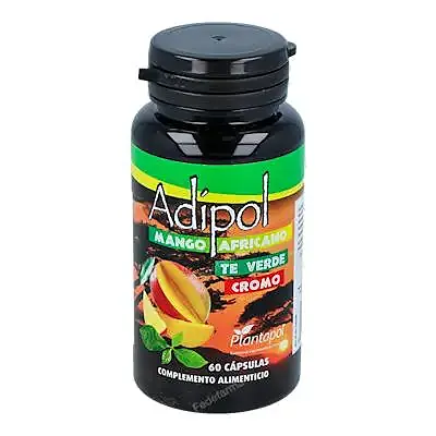 Adipol (mango africano,té verde,cromo) 60 cápsulas, Plantapol