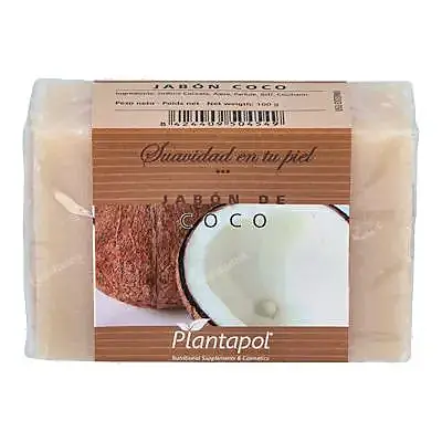 Jabón natural coco 100 g, Plantapol