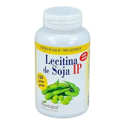 Lecitina de soja ip 500 mg 120 perlas, Plantapol