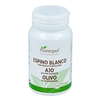 Espino+ajo+olivo plantapol 100 comprimidos, Planta Pol