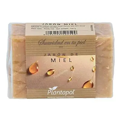 Jabón natural de miel 100 g, Plantapol