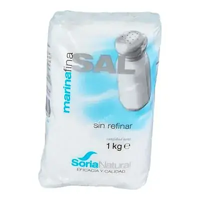 Sal marina fina 1 kg, Soria Natural