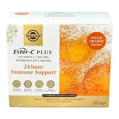 Ester c plus 1000 mg efervescente 21 sobres, Solgar