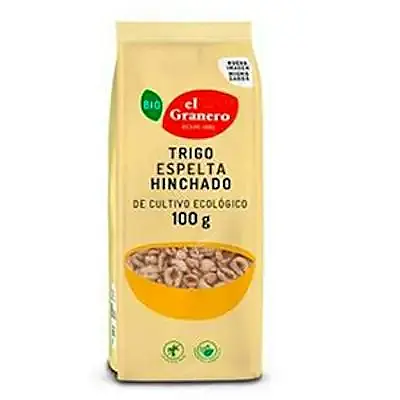 Trigo espelta hinchado BIO 100 g, El Granero