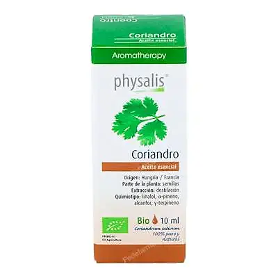 Aceite esencial de coriandro BIO 10 ml, Physalis