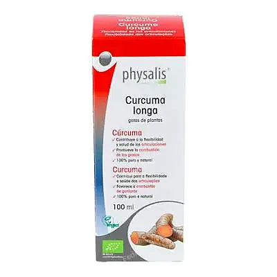 Cúrcuma longa extracto BIO 100 ml, Physalis