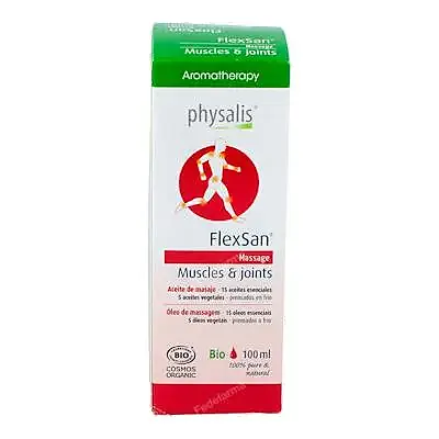 Flexsan musculos-articulaciones aceite masaje 100 ml, Physalis
