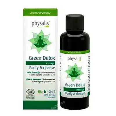 Green detox purifica y limpia aceite masaje 100 ml, Physalis