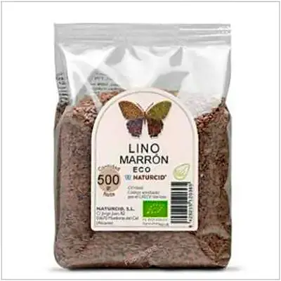 Semillas de lino marron BIO 500 g, Naturcid
