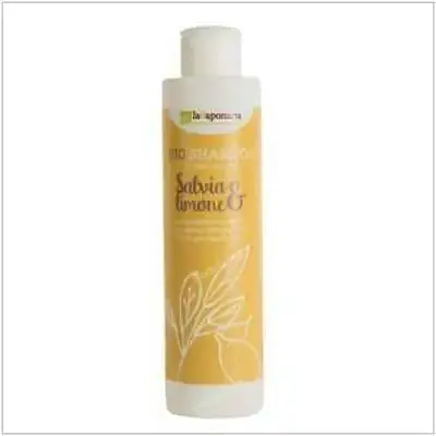 Champú de salvia y limón 200 ml, La Saponaria