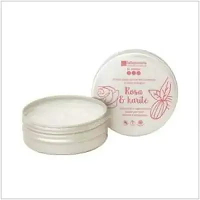 Crema de manos rosa y karité 60 ml, La Saponaria